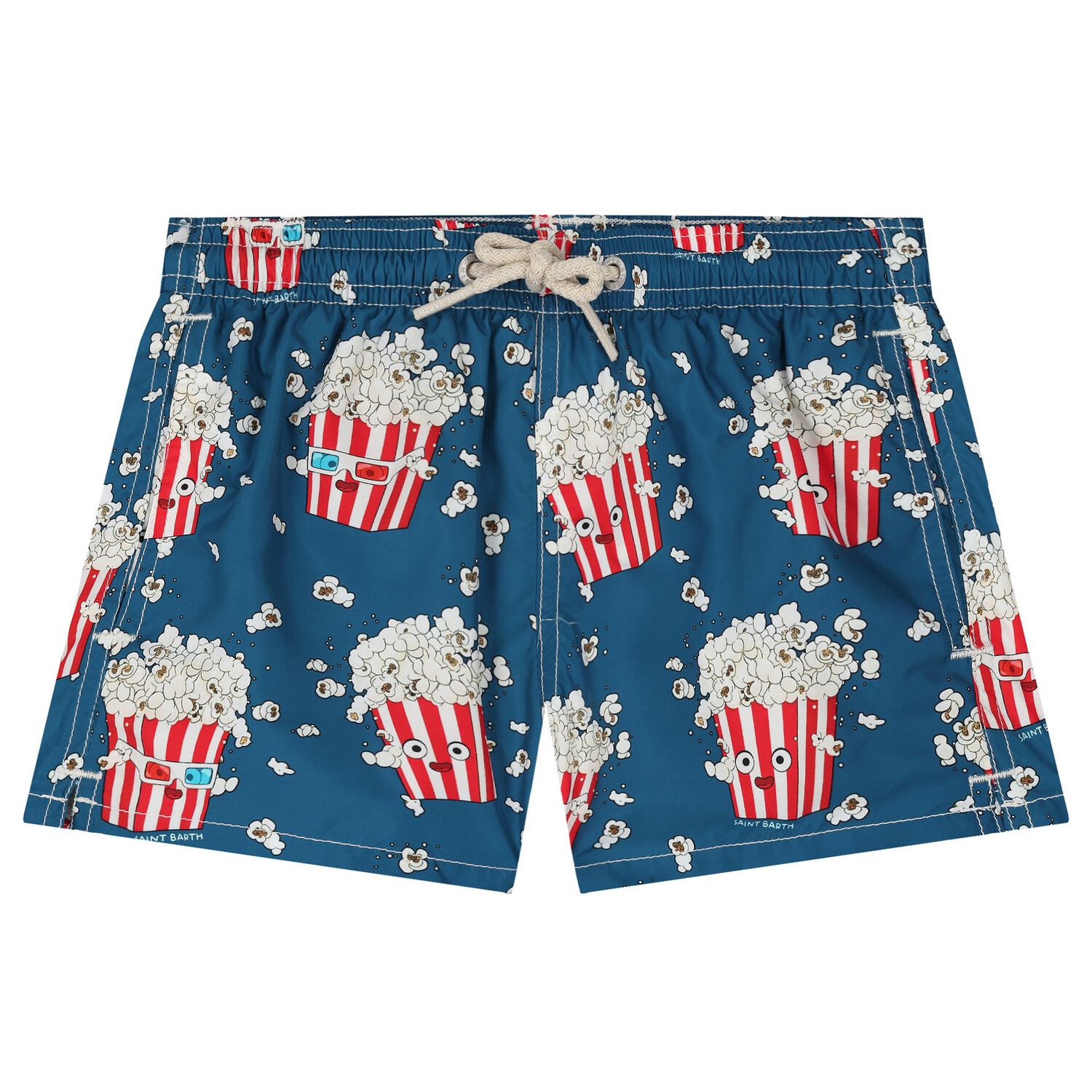 Boys Blue Pop corn Swim Shorts, 1, hi-res image number null