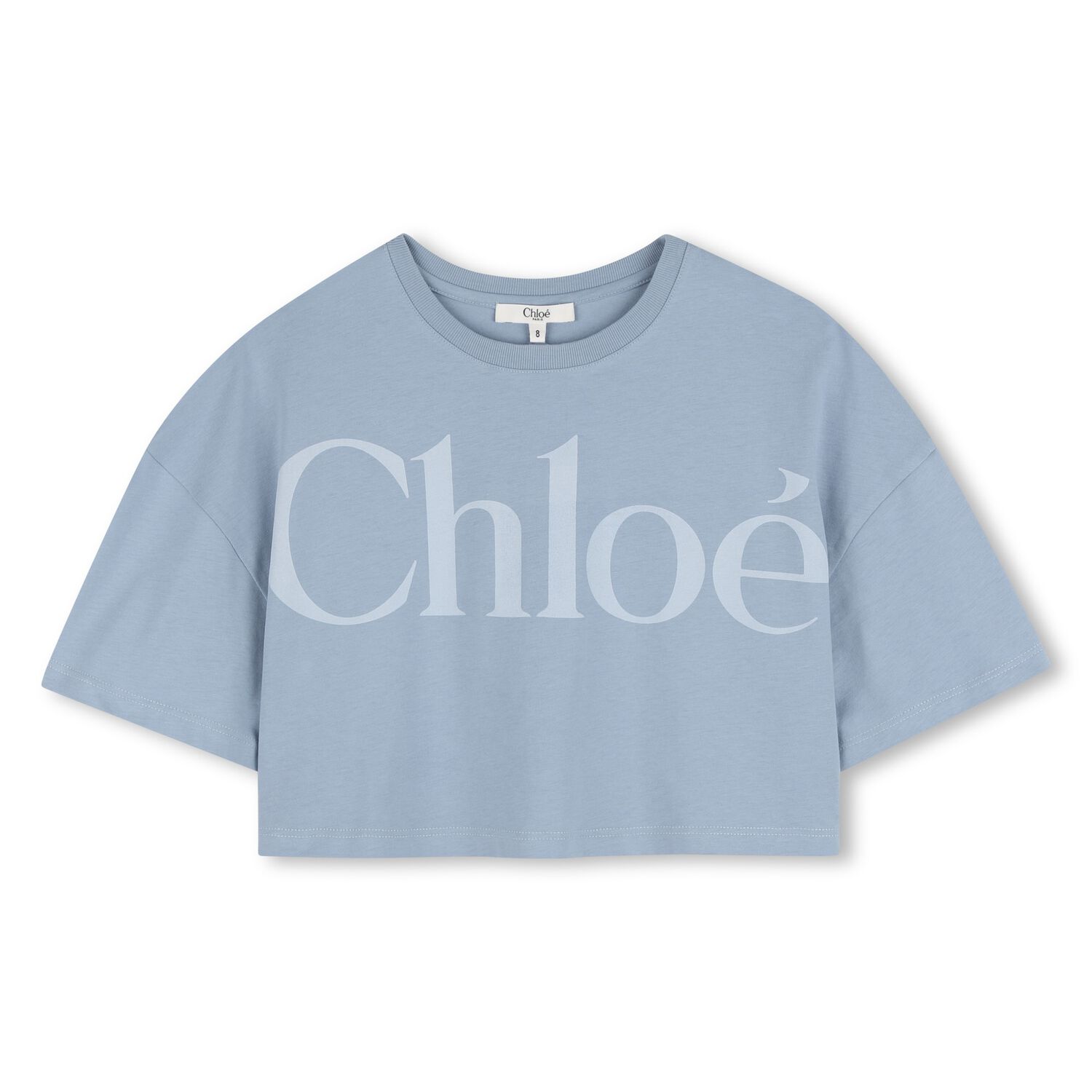 Girls Mini Me Blue Logo T-Shirt, 1, hi-res