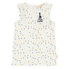 فستان بالشعار باللون العاجي, 1, hi-res