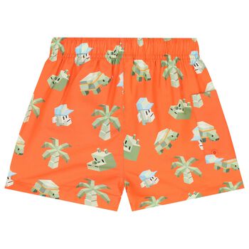 Boys Orange Swim Shorts