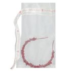 ربطة رأس للبنات مطرزة باللون الأحمر , 1, hi-res