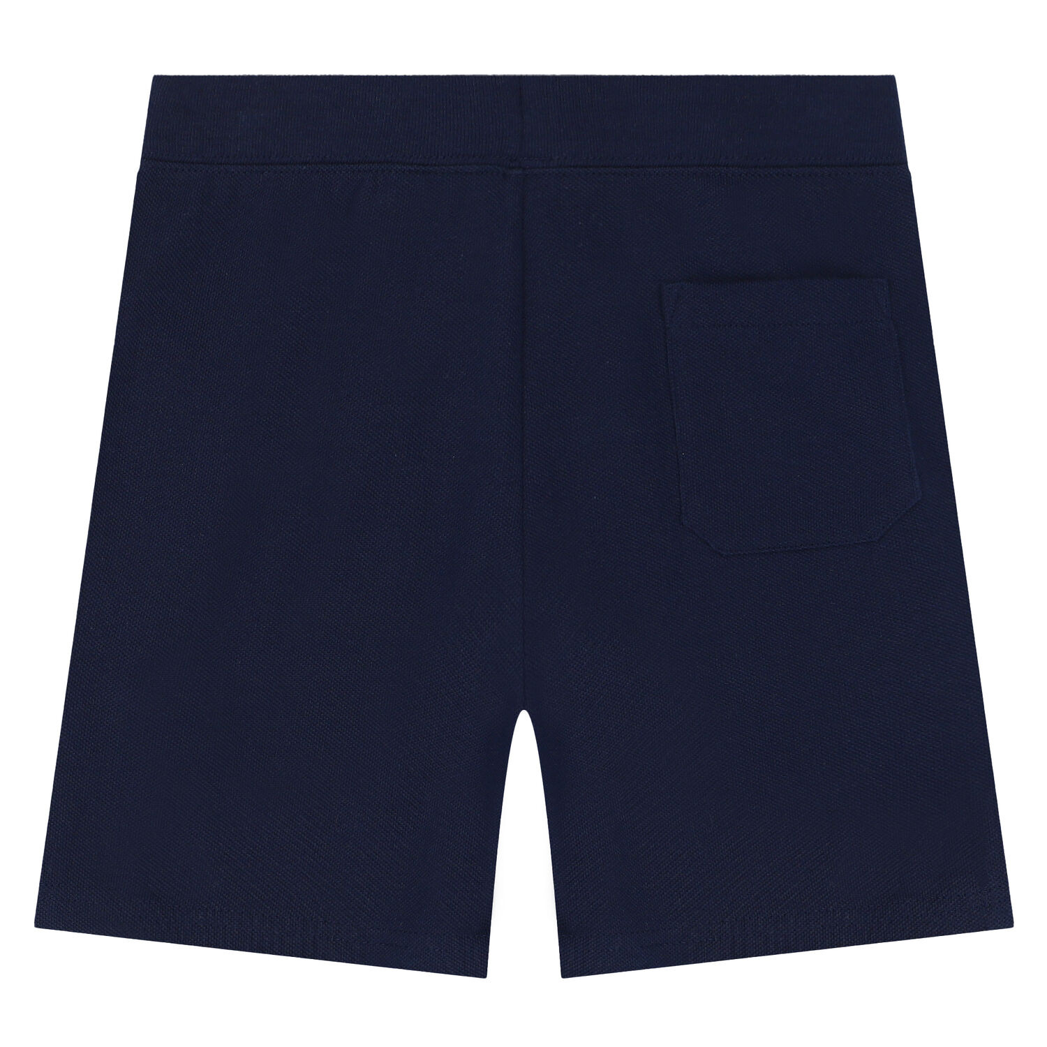 Boys Navy Logo Shorts, 1, hi-res
