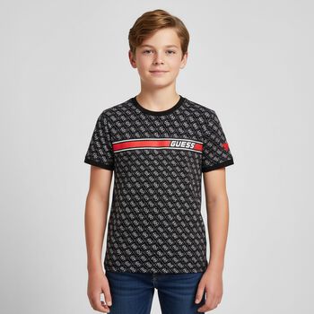 Boys Navy Logo T-Shirt