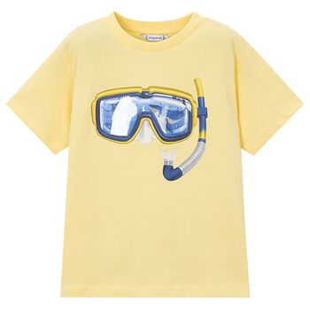 Boys Yellow Goggles T-Shirt