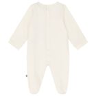 Ivory Logo Babygrow, 1, hi-res