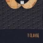 أفرول بالشعار باللون الكحلي للأولاد, 1, hi-res