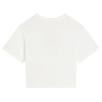 Girls Ivory Logo T-Shirt