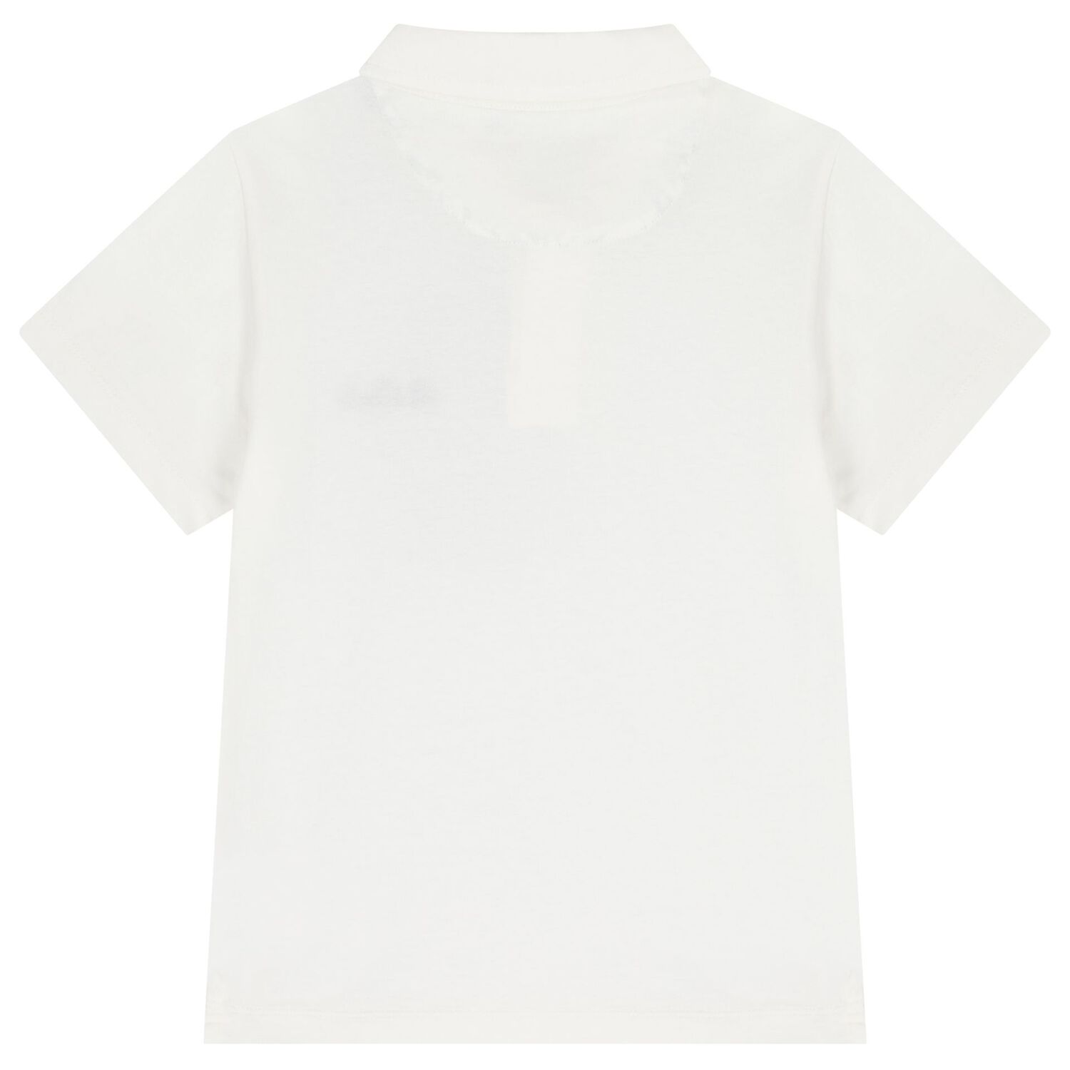 Boys Ivory Logo Polo Shirt, 1, hi-res