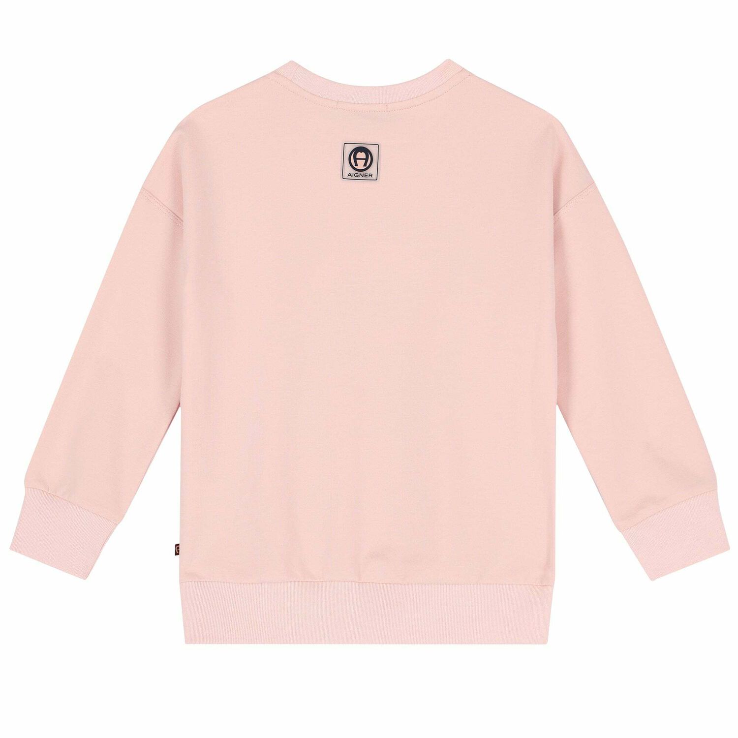 Girls Pink Logo Sweatshirt , 2, hi-res