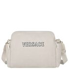 Beige Logo Canvas Changing Bag, 1, hi-res