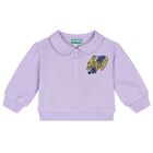 Younger Girls Purple Logo Tracksuit, 1, hi-res