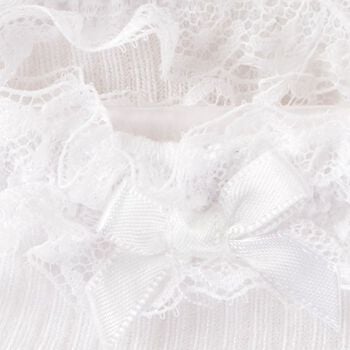 Baby Girls White Lace Socks 