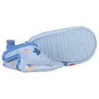 Baby Boys Blue Booties, 1, hi-res