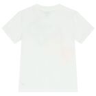 Boys White Logo T-Shirt, 1, hi-res
