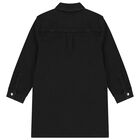 فستان جينز للبنات باللون الاسود , 1, hi-res