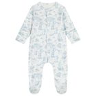 Baby Boys White & Blue Babygrow Gift Set , 1, hi-res