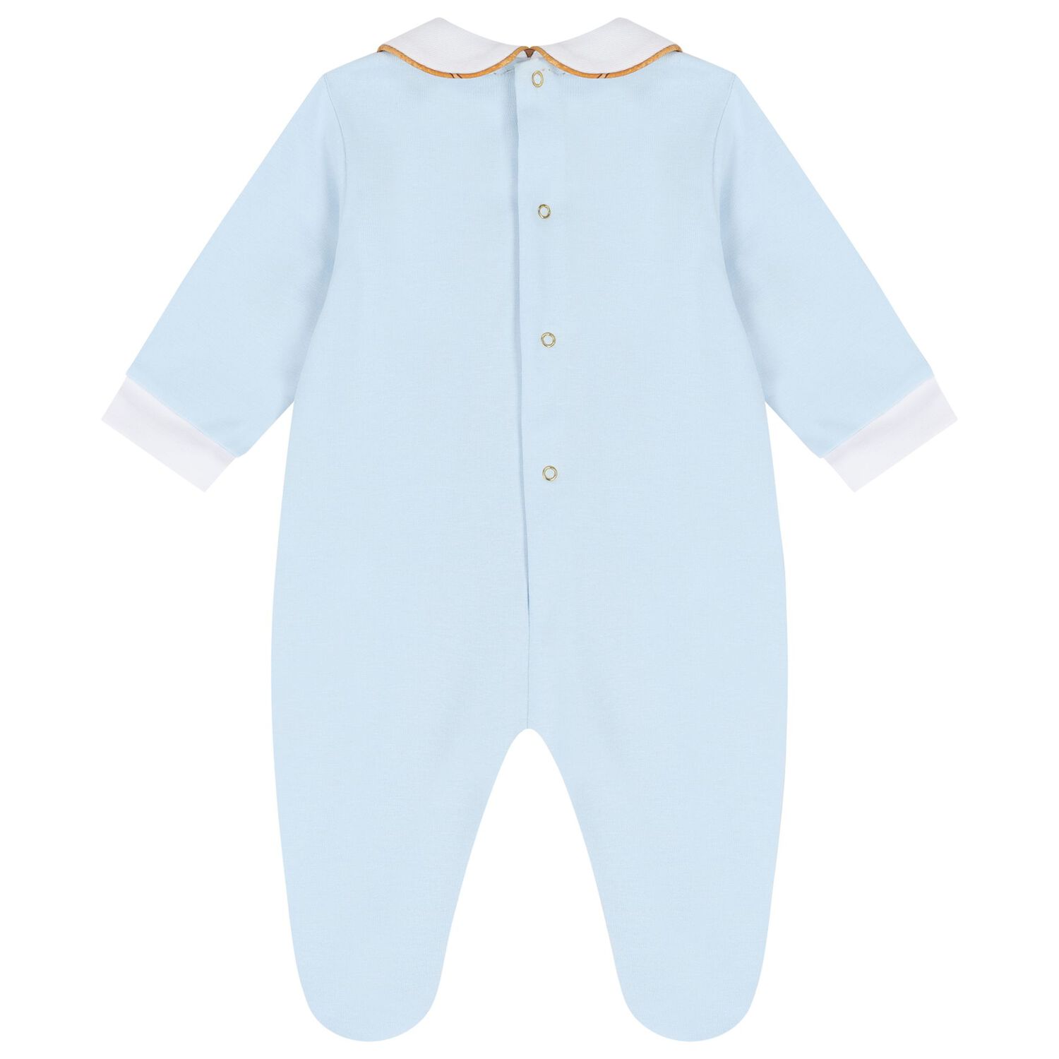 طقم هدية مدس للأولاد بطبعة الخريطة باللون الأبيض و الأزرق, 2, hi-res