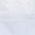 Baby Boys White & Blue Dot Babygrow, 2, hi-res