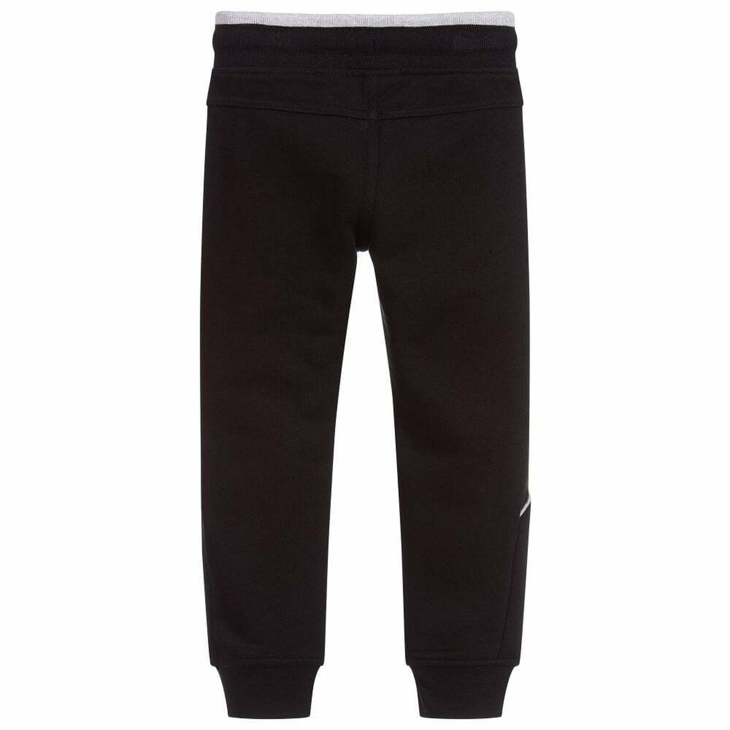 Boys Black Logo Joggers, 2, hi-res