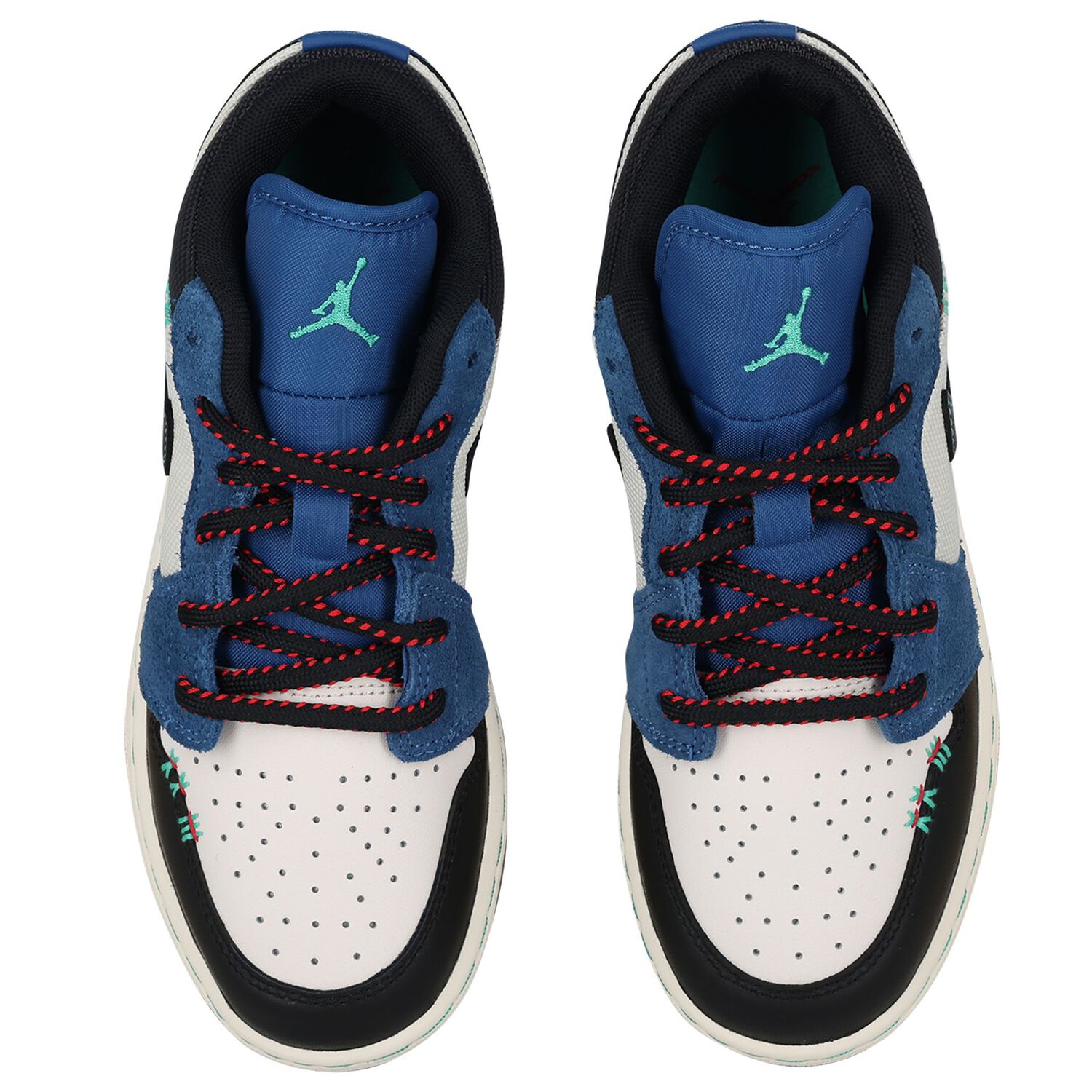 Blue & White Air Jordan 1 Low Se Trainers, 1, hi-res