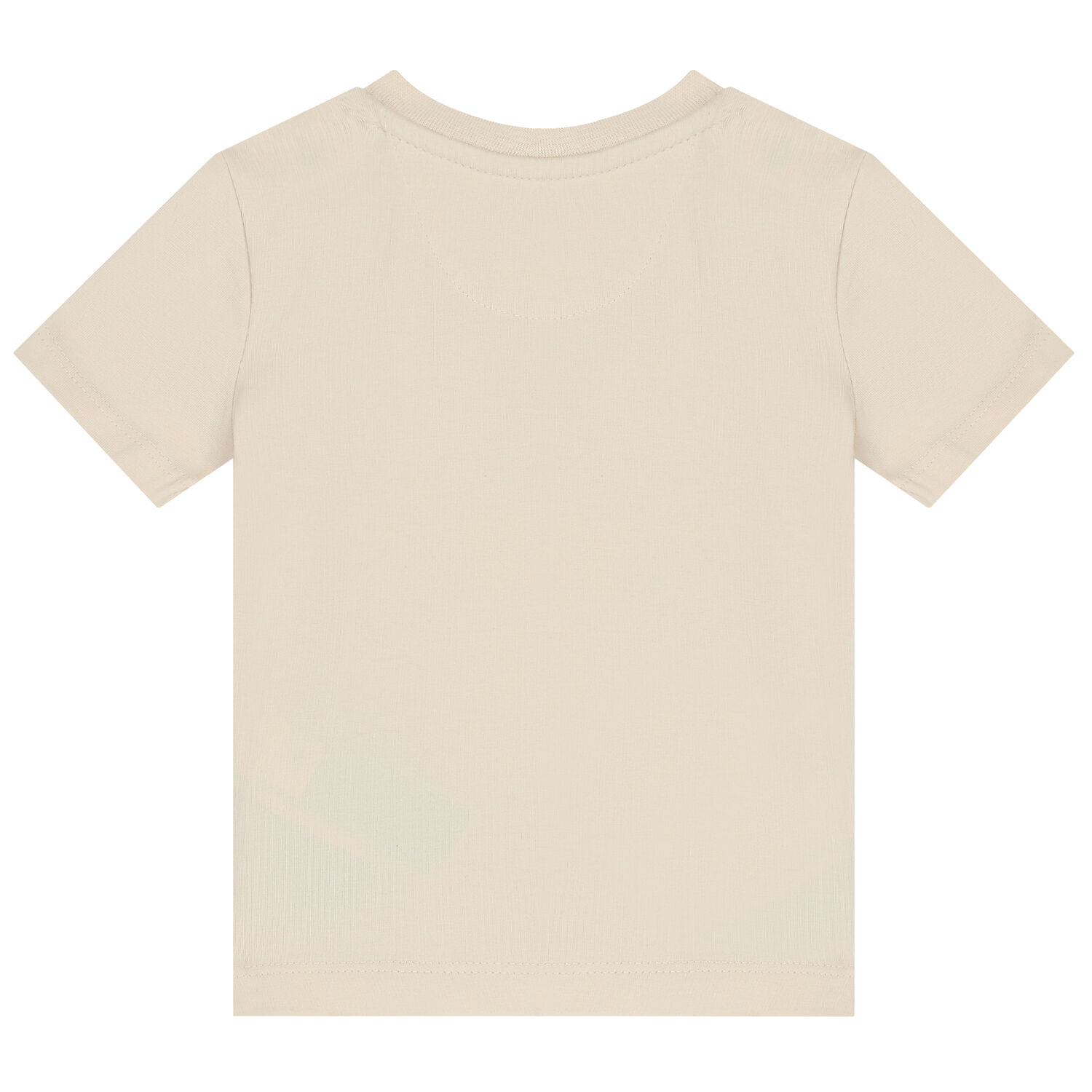 Younger Boys Beige Logo T-Shirt, 2, hi-res