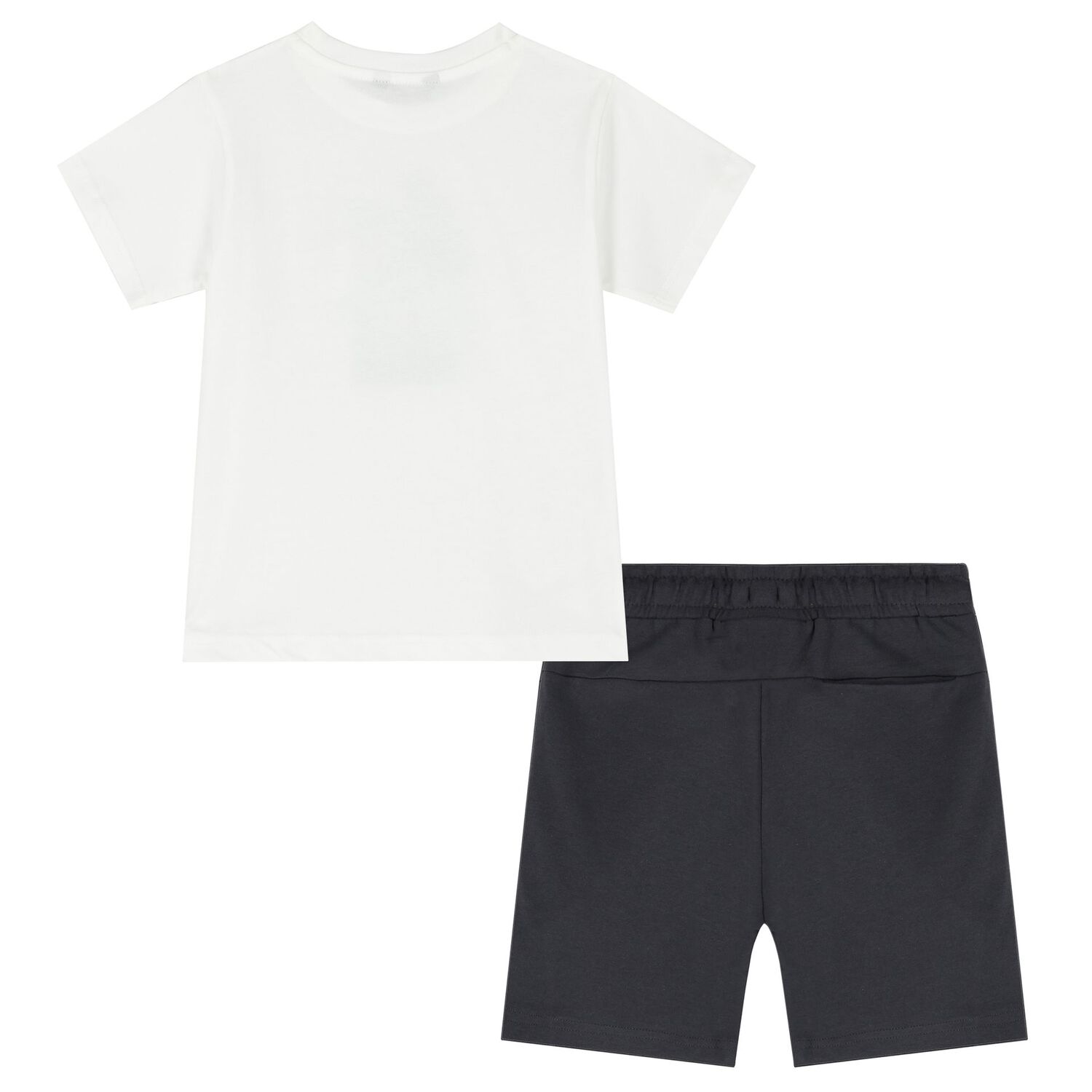 Boys White & Grey Shorts Set, 2, hi-res image number null