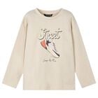 Boys Beige Long Sleeve Top, 1, hi-res