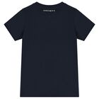 Boys Navy Blue Logo T-Shirt, 1, hi-res