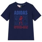 تشيرت بشعار مارفل باللون الازرق للاولاد, 1, hi-res