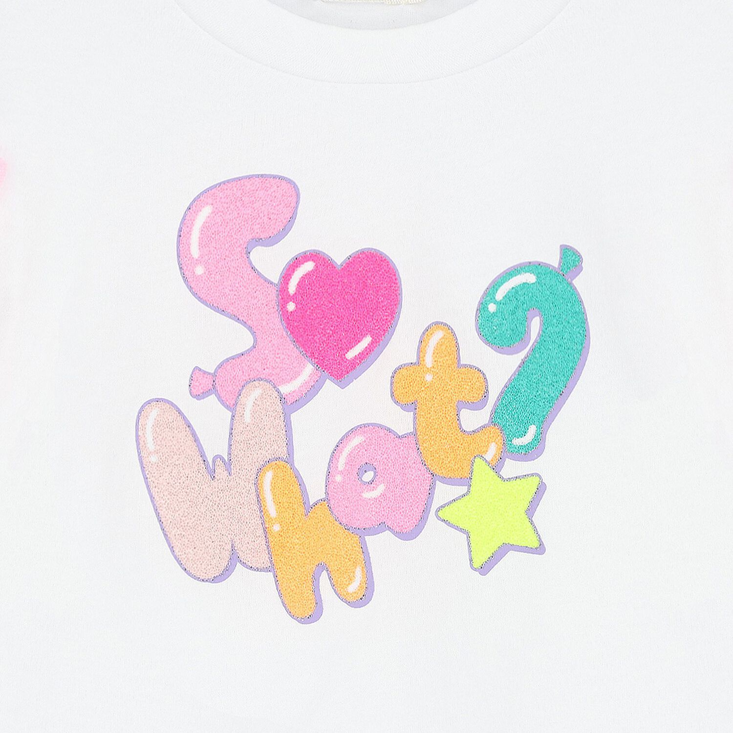 توب بنات بكشكشة باللون الأبيض , 1, hi-res