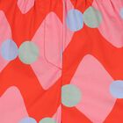 Younger Girls Red & Pink Diamond & Dot Shorts, 1, hi-res