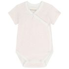 Baby Girls White & Pink Bodysuits ( 2-Pack ), 4, hi-res