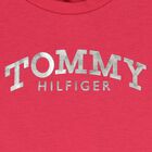 تيشيرت بنات بالشعار باللون الوردى , 2, hi-res