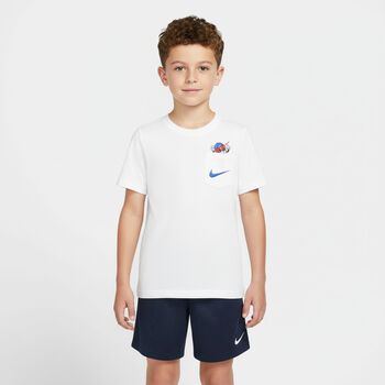 Boys Navy Blue Logo Shorts