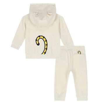 Ivory Tiger Logo Tracksuit Set