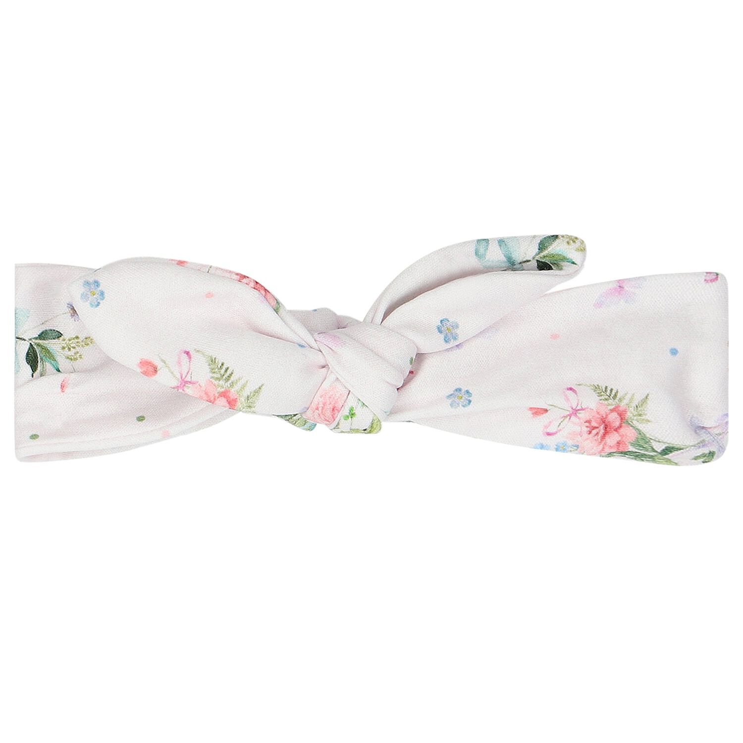 Baby Girls Pink Floral Headband, 1, hi-res