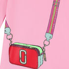 Girls Pink Logo Dress, 1, hi-res
