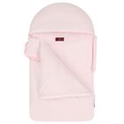 Baby Girls Pink & Gold Bow Logo Nest, 2, hi-res