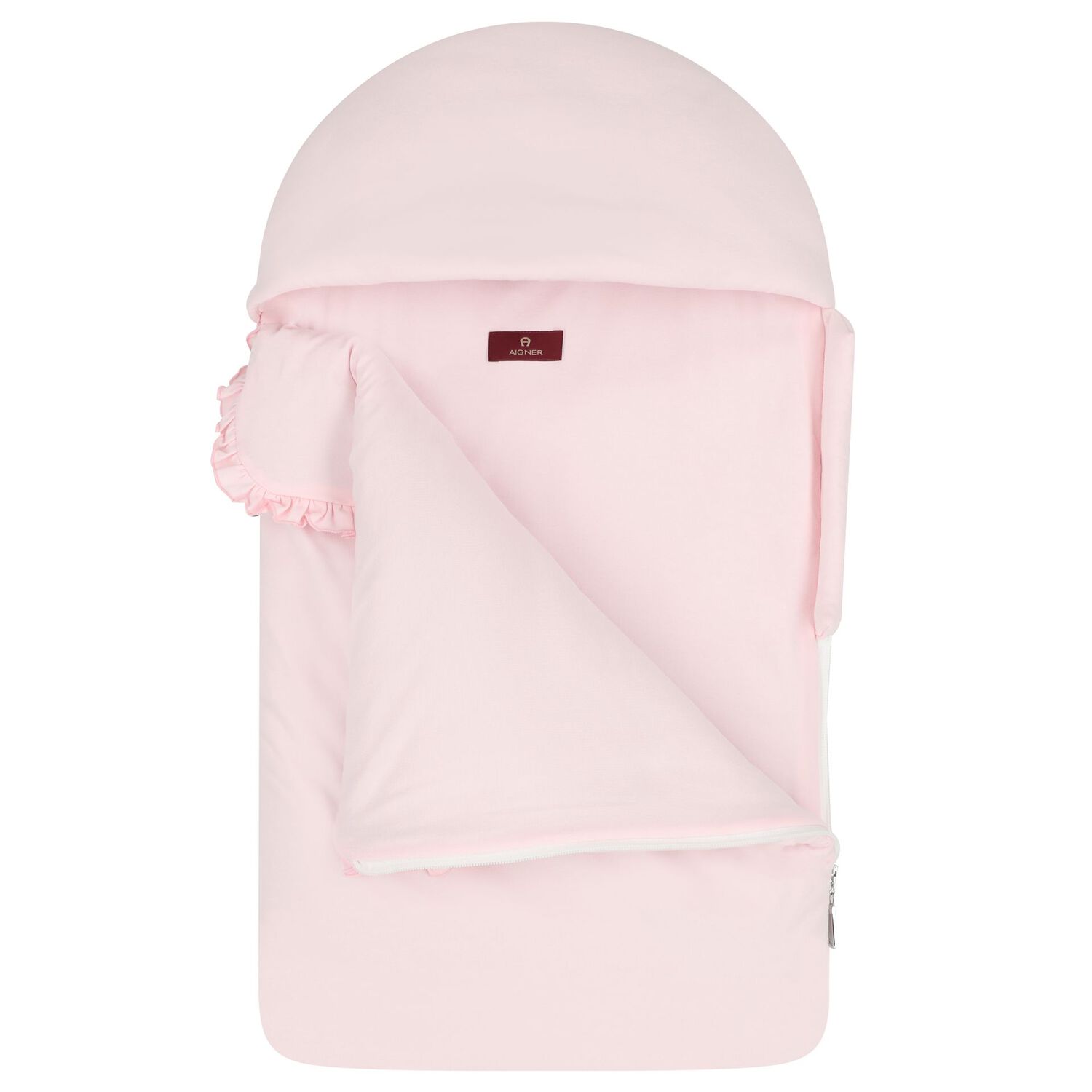 Baby Girls Pink & Gold Bow Logo Nest, 2, hi-res