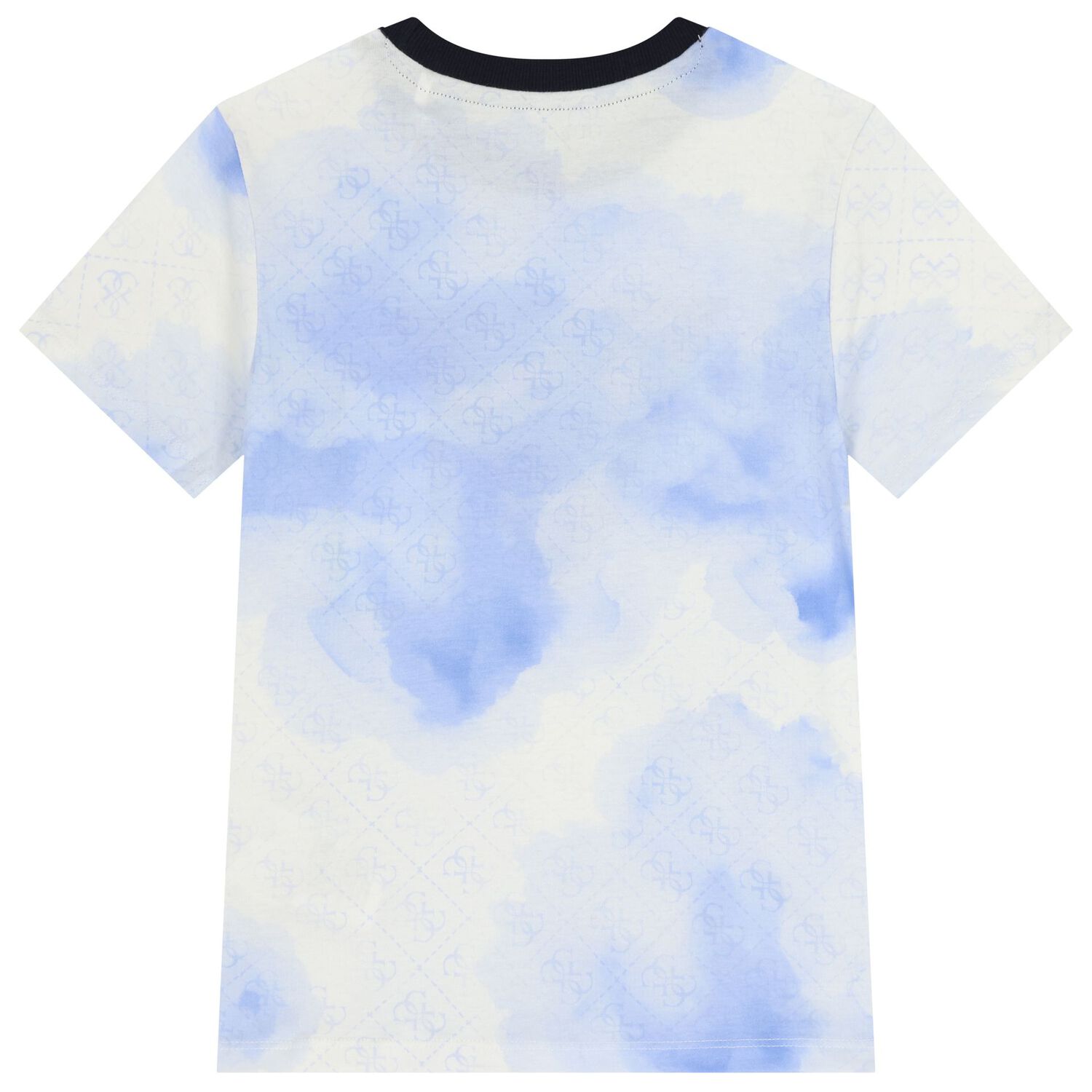 Boys Blue & White Logo T-Shirt, 4, hi-res