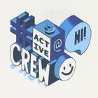 توب أولاد بأكمام بالشعار باللون العاجي, 1, hi-res