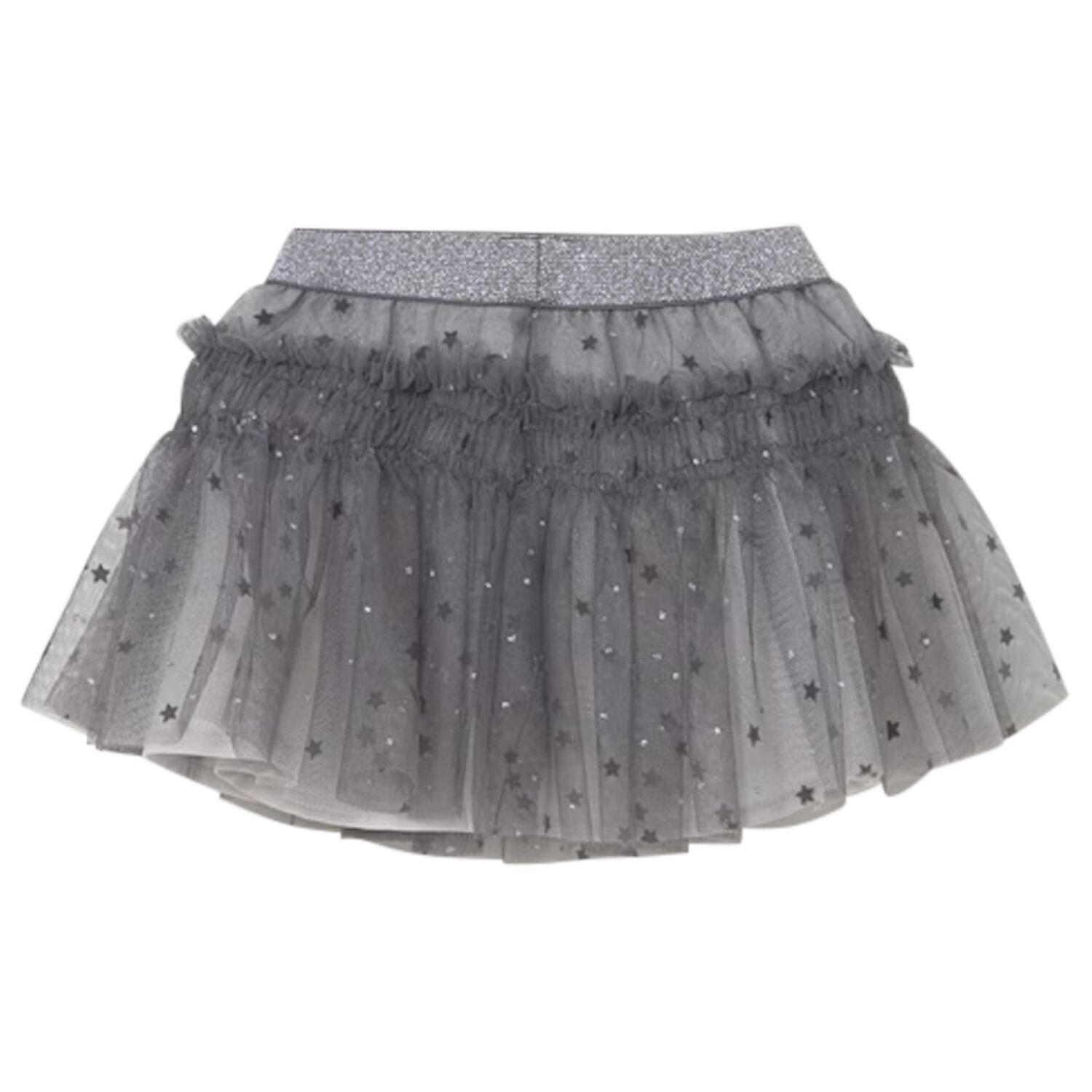 Younger Girls Grey Tulle Skirt, 1, hi-res image number null
