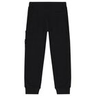 Boys Black Logo Joggers, 1, hi-res