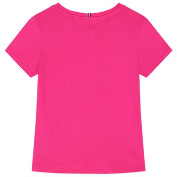 Girls Pink Logo T-Shirt