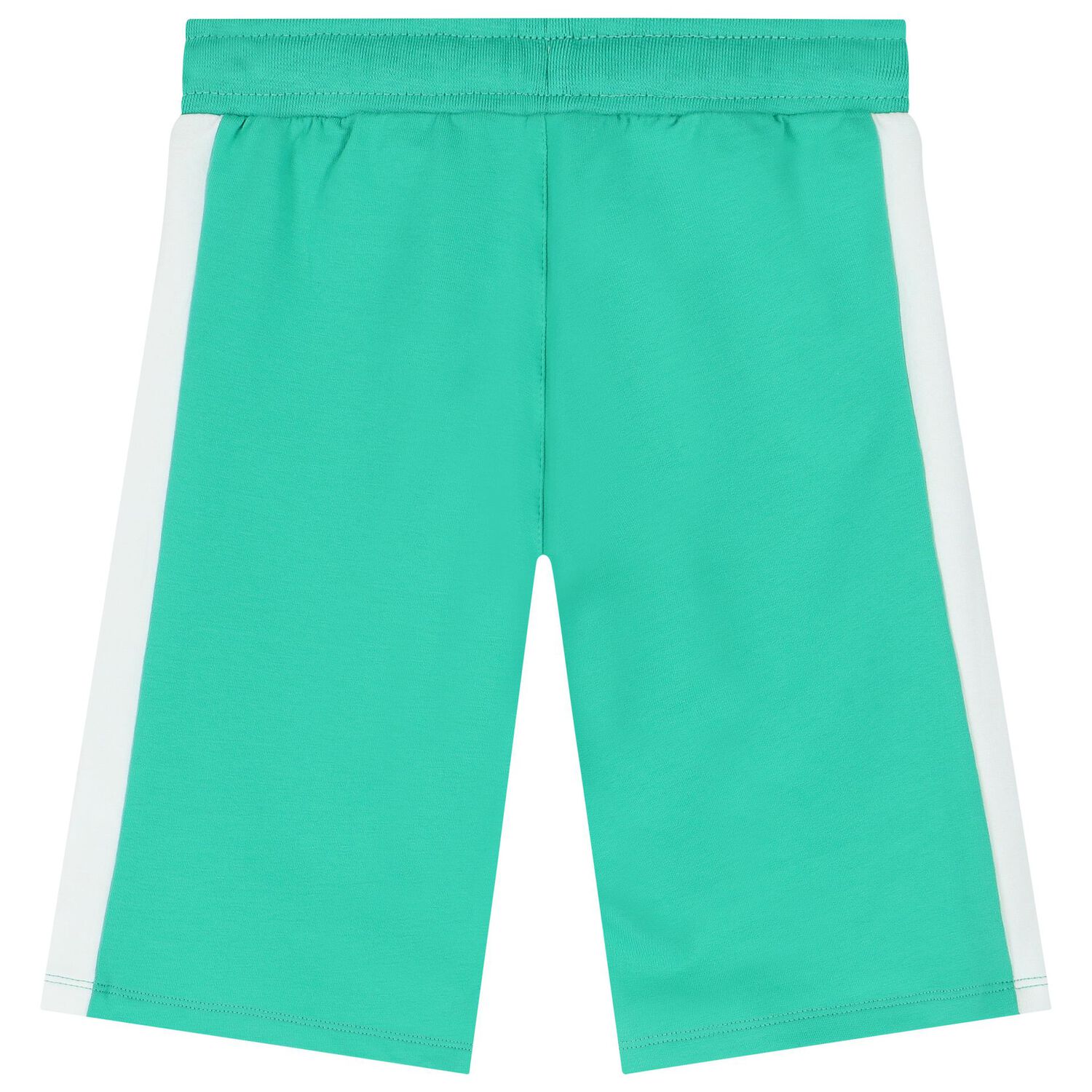 Boys Green & White Logo Shorts, 2, hi-res image number null