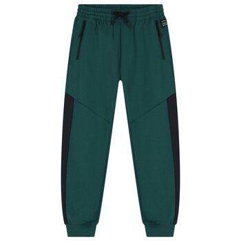 Boys Green Joggers