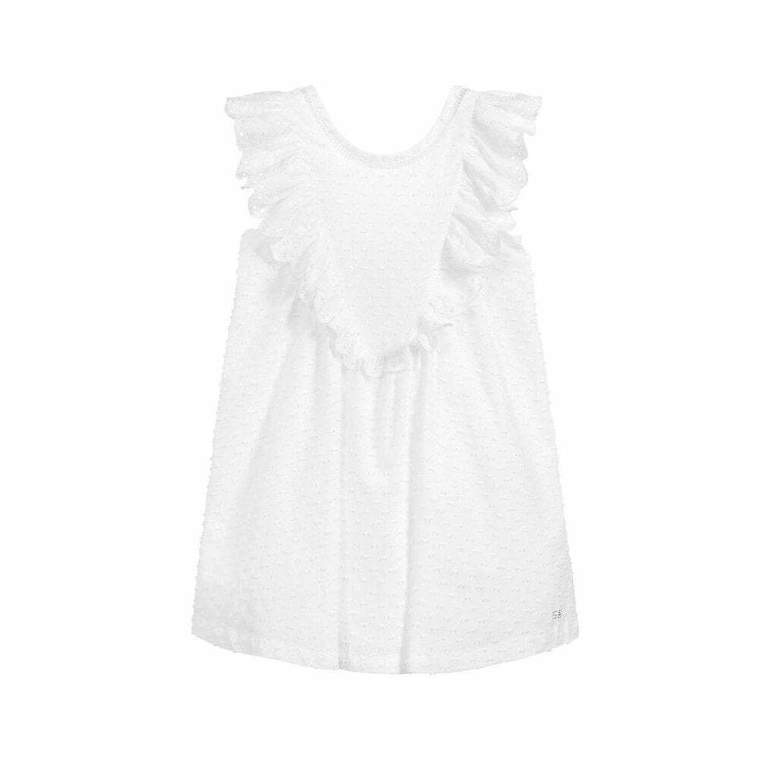 Girls Cyrielle White Dress, 1, hi-res image number null