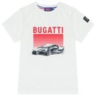 Boys White Logo T-Shirt, 2, hi-res