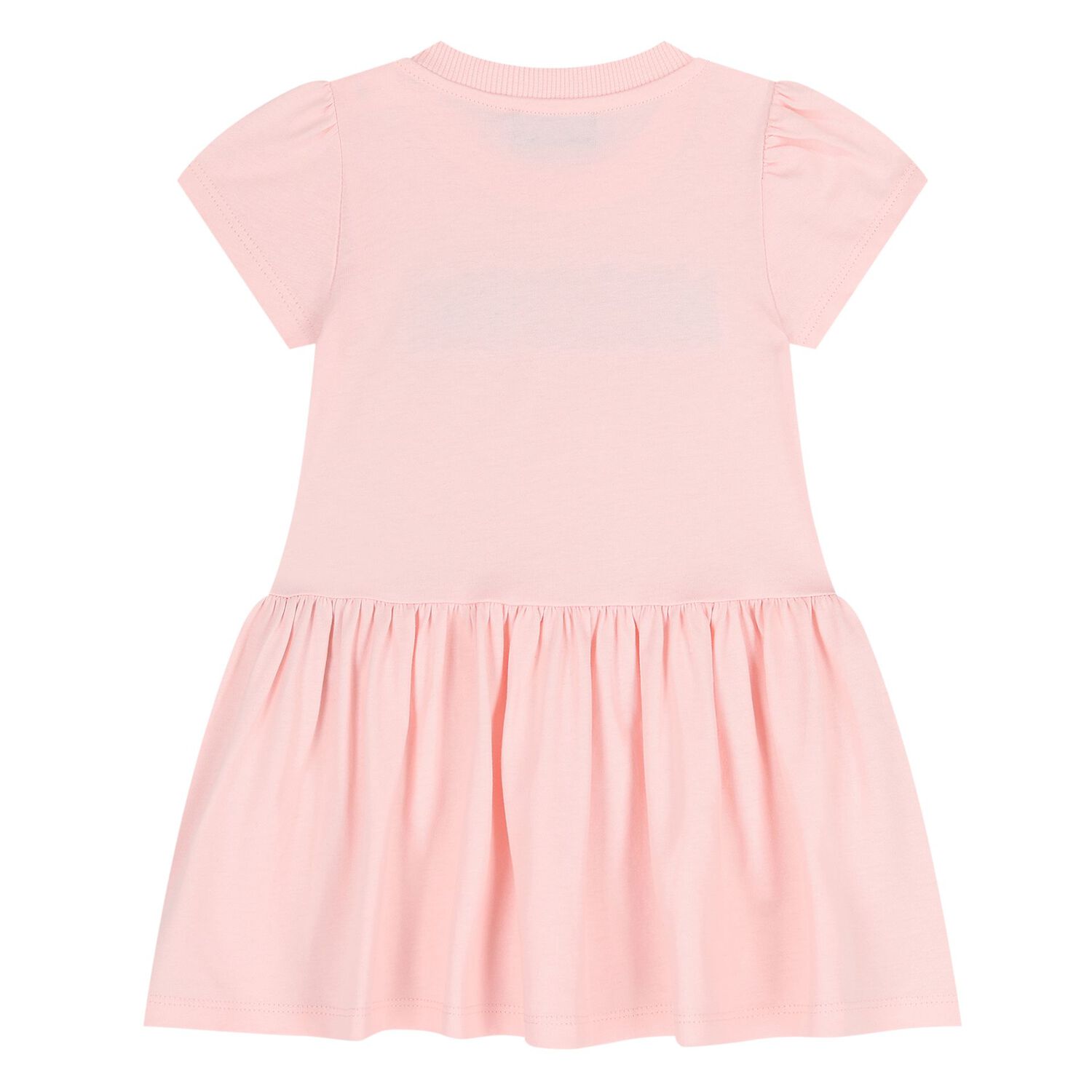 Younger Girls Pink Logo Dress , 1, hi-res