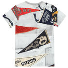 Boys White Logo T-Shirt, 2, hi-res